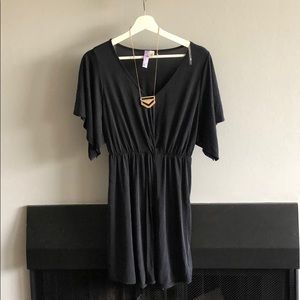 Alya Faux Wrap Dress